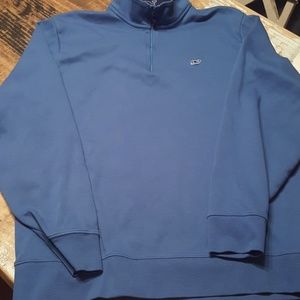 Vineyard vines mens pullover zip up size large